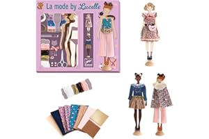 Zestaw artystyczny pracownia mody Djeco - Lucille