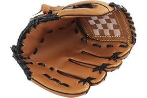 FAXIANTHER Baseball Handschuhe Sport Verdickt linken Baseballhandschuhe Schlaghandschuhe PU-Leder Baseball Batting Training Glove Softball Handschuhe Sporthandschuhe für Kinder Erwachsene
