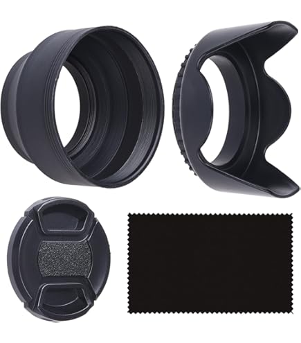 Parasole In Metallo 40.5mm Adaptout - Compatibile Con Tutte Le Marche Di Obiettivi - Foto 5