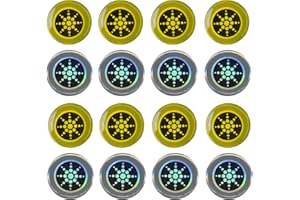 WLVINSON 12 Piezas Pegatinas Protectoras para Teléfonos Inteligentes,Pegatina de Protección contra Radiación EMF,Inhibidor de Señal Movil,EMF Blocker para Dispositivos Electrónicos,Adecuado,Hornos Microondas