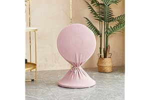 Treer Housse Anti-poussière pour Ventilateur Électrique - Housse Ventilateur sur Pied Anti-humidité Housses pour Ventilateur Rondes Réutilisable pour Ventilateur de Sol Domestique (Rose,50x90cm)