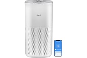 LEVOIT Smart Air Purifier for Home Large Room, Covers up to 294 ㎡, CADR 697m³/h, APP & Alexa Control, PM2.5 Air Monitor & Auto Mode, HEPA Filter Removes Allergens Pollen Dust Smoke Pet