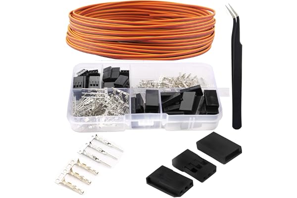 RUNCCI-YUN Connecteur D'extension Servo JR/Futaba, 3 Broches, pour DIY Rallonges RC Voiture Heli (30 Ensembles)