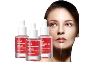 BAINUAI Dark Spot Correcting Serum 10% niacynamid + 4% kwas traneksamiczny, serum niacynamidowe, serum korekcyjne w ciemnym miejscu, serum rozjaśniające do twarzy po trądziku (3 szt.)