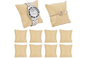 PH PANDAHALL PandaHall Elite - Pulsera de 10 piezas, diseño de almohada de lino pequeño, 7,8 cm