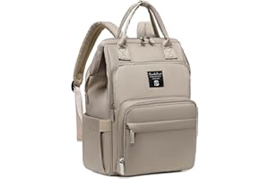 Pomelo Best Plecak do przewijania niemowląt, macaron, plecak z wodoodporną podkładką do przewijania, duża pojemność, plecak podróżny na podróż