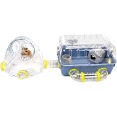 Ferplast Combi Hamster Kafesi, 2 Kemirgen Kafesi, K&uuml;&ccedil;&uuml;k Hayvan Kafesi, Hamster Aksesuarı Dahil, 79 x 30 x Y 26 cm.
