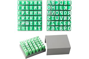 BTIUGYI 2 st. bokstavsstämplar, alfabetsstämplar, lerstämplar, bokstavssät, nummerstämplar, keramikverktyg, DIY-konstsats, le