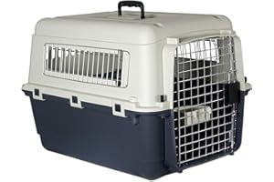 Karlie 513772 Transporter dla Zwierząt, M, Granatowy/Szary
