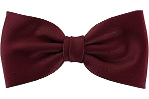 TigerTie Nœud papillon pour garçon en uni, taille 29 à 50 cm, tour de cou réglable + boîte de rangement