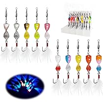 Set Esche Da Pesca Per Trote - Paradox Twister Spoons 2,5 G Con Effetto UV - Foto 10