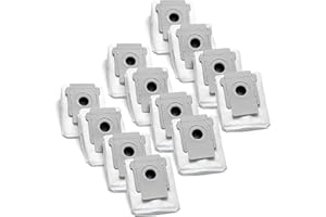 BAKTH 12 worków do odkurzaczy kompatybilnych z iRobot Roomba i7 i7+ i8 i8+ i4 i4+ i6 i6+ j7 j7+ s9 s9+ E5 E6 E7, worki zamienne do serii Roomba I/S/J, akcesoria do odkurzacza Roomba i7