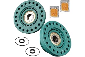 SHINEMOND Lagerung Set Links + Rechts für Waschmaschine Electrolux für AEG für Zanker für Zanussi 4055070744 4071430963, Trommellager Rollenlager Lagernabe inkl. Kugellager, Dichtungen, O-Ring, Fett