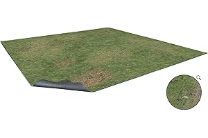 Battle Systems Grassy Fields Gaming Mat 2x2 - Grid