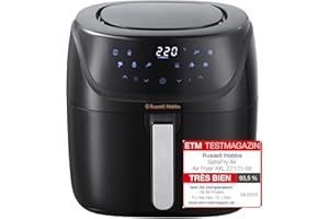 Russell Hobbs Air fryer XXL 8l [Multicuiseur 7en1] Friteuse sans huile (10 programmes, cuit, grille, rôtit, frit, Convient au