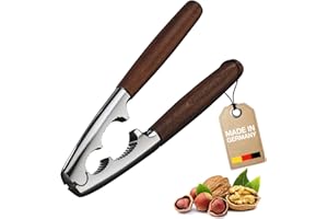 Westmark Nussknacker, Monopol Edition, Mit Holzgriffen, Länge: 18,1 cm, Zinkdruckguss, Estetico, Silber/Braun, 16803360