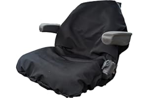 PRIMUS SEAT COVERS Funda de asiento de tractor | Funda de asiento para cortacésped y carretilla elevadora | Impermeable y resistente | Adecuado para John Deere New Holland Massey Ferguson CASE Fendt JCB McCormick Claas