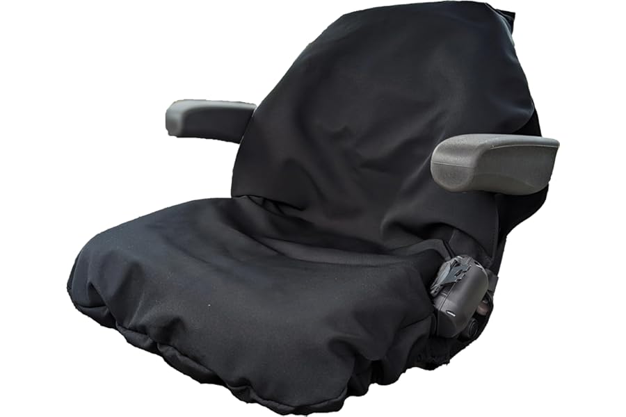 Tractor Seat Cover | Lawn Mower & Forklift Seat Covers | Waterproof & Heavy Duty | Suitable for John Deere New Holland Massey Ferguson CASE Fendt JCB McCormick Claas | Mobility Scooter Seat Protector