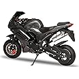 Ilkqeppe Kids Dirt Bike, 49cc 4-Stroke Gas Power Motocross, Off Road Mini Motorcycle, Pocket Motorbike with Front Rear Disc Brakes, Racing Max Speed 40KM/H, Mini Motorbike for Children (Unisex)