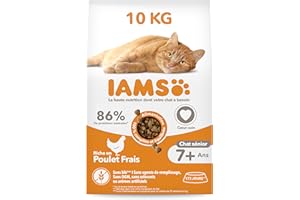 IAMS Croquettes Poulet Frais pour Chat Sénior 1.5 kg