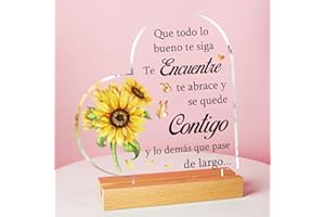 VETBUOSA Regalo Mujer, Placa Acrílica Regalos para Mujer, Regalos Navidad Mujer, Regalo de Reyes Magos, Regalo Cumpleaños Mujer, Regalos Mujer, Regalos Original Mujer, Regalo Hermana/Madre/Amiga