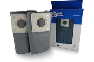 AR Blue Clean Sacchetti Filtro in Stoffa Lavabili 20 L per Aspiratori Solidi e Liquidi