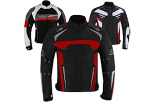 PROFIRST Motorbike Jacket, Waterproof motorcycle jacket for mens, Armour Jacket, CE Armoured Protective Jacket