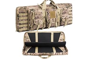 ACEXIER 36/42/47 Zoll Doppelgewehrkoffer Tasche Outdoor Taktischer Waffenkoffer Gewehr & Pistolentasche Lange Waffentasche für Jagdbereich Sporttransport