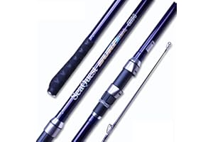 Seaquest 3 Piezas de Poste de la Barra Surf Casting portátil caña de Pescar de Giro Recorrido de la Varilla girando