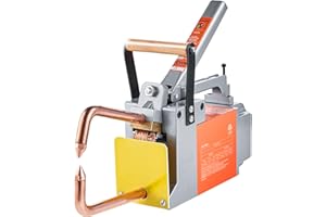 VEVOR Soldadora por puntos portátil, 1/8" de espesor, máquina de soldadura por puntos, capacidad de entrada de 8 kVA, máquina de soldadura por puntos para láminas de acero al carbono, acero inoxidable