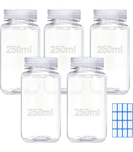 PE Kunststoffflasche 250ml 10 Stück PE-Weithalsflaschen 250 Ml – Weiß, Dicht, Auslaufsicher – Für Flüssigkeiten, DIY & Vorratslagerung PE Kunststoffflasche 250ml 10 Stück PE-Weithalsflaschen 250 Ml – Weiß, Dicht, Auslaufsicher – Für Flüssigkeiten, DIY & Vorratslagerung