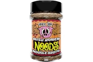 Angus & Oink | Miso Ramen Noodle Broth Seasoning | Ultimate Umami Flavour | Authentic Japanese-Inspired Broth | Perfect for Noodles, Vegetables & Protein | Gluten-Free | 200g
