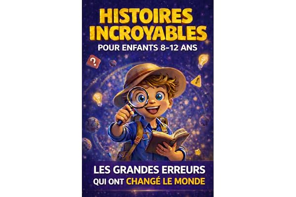 Histoires incroyables pour enfants curieux: Les découvertes les plus incroyables faites par erreur. Des histoires du monde pour apprendre, réfléchir et prendre confiance en soi – 8 à 12 ans