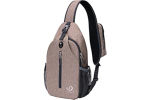 Waterfly Zaino Monospalla Sling Bag: Sportivo Borsello Monospalla Zaini Petto per Trekking Viaggio Lavoro Scuola Borsa Tracolla Monospalla Marsupio Uomo Donna