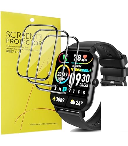 ZOSKVEE Montre Connectée Femme Homme Avec Appel Bluetooth, 2,0" HD