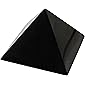 Polierte Schungit-Pyramide 8 cm, Enthält Fullerene | Authentischer Schungit Steinfigur aus Karelien, Russland | 8…