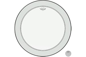 Pelle per batteria Remo Powerstroke 3 trasparente per grancassa 22" P3-1322-C2