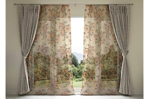 BIANCHERIAWEB Tenda Zanzariera per Porta Ingresso E Finestre Anti Insetti Zanzare in Varie Fantasie Protezione Mosche Zanzariera Sunflower