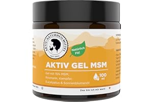 ‎AKTIV NATURHEILMITTEL WOLFGANG STICKLING Aktiv Naturheilmittel AktivGel MSM Creme/Salbe 100ml mit 15% MSM & Wärmeeffekt | 99,9% Reinheit, Hochwertig und aus Deutschland