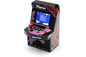RED5 Retro Mini Arcade 240 Inbuilt 8-Bit Style Electronic Games Desktop Machine