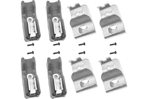 DEAWATER Lot de 4 porte-embouts N131745 avec vis et crochets de ceinture N268241 pour Dewalt 20 V Max DCD980 DCD985 DCD980L2 DCD985L2