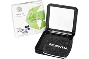 Fidentia Premium Hair Shader | Correttore per capelli | Ingredienti naturali (Nero, 12g)