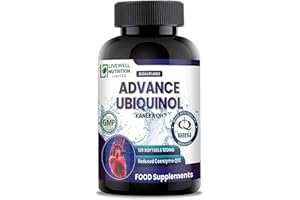 LIVEWELL NUTRITION LIMITED Ubiquinol – Kaneka QH® (120 Softgels) Pure Encapsulation 100MG High Potency Naturally Fermented Reduced Form of Co Q10 Easy to Swallow.