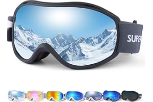 Supertrip Ski Goggles for Men Womens Anti-fog skiing goggles UV Protection Snow Snowboarding Goggles for Adult Youth