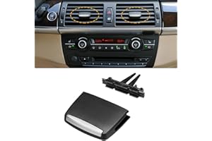 TTCR-II 1PCS AC Clip Lüftungsgitter Kompatibel mit Auto AC Entlüftungsclip BMW X5/X6,Lüftungsgitter Clip Vorne Compatible with BMW X5 E70 2006-2012,X6 E71 2008-2013 Klimaanlage Luftgitter Clips(Vorne)