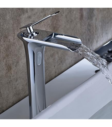 Usine En Gros Laiton Chrome Cascade Bec Salle De Bains Bassin Robinet Mitigeur L