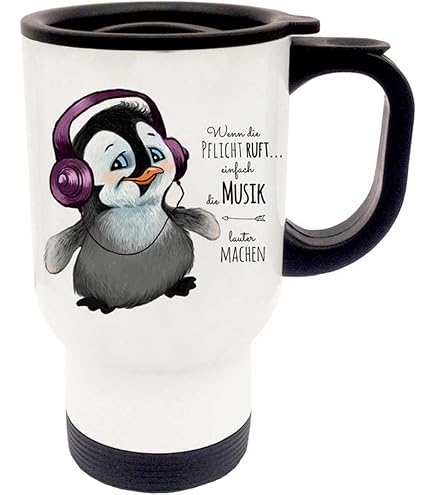 Wandtattoo-Welt Tasse Mit Elfe & Spruch - 'Viele Wege Zum Glück...', Weiß, Spülmaschinenfest, 0,33l