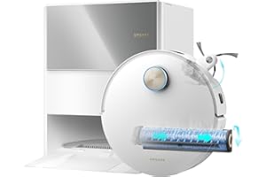 ‎DREAME dreame Aqua10 Ultra Roller Complete Saugroboter mit Wischfunktion, 30.000Pa Saugkraft, 8 cm Hindernisfreiheit, Selbstreinigung der Rollen, automatisches Entleeren, intelligente Sprachsteuerung