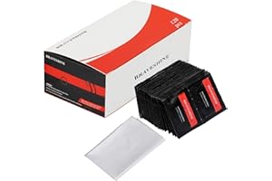 BRAVESHINE 120 Pack Screen Wipes Laptop Cleaning Kit, Individually Wrapped Lens Wipes, Multi-Purpose Screen Cleaner Cleaning Kit for Touchscreen iPad iPhone Laptop TV Computer with Microfibre Cloth