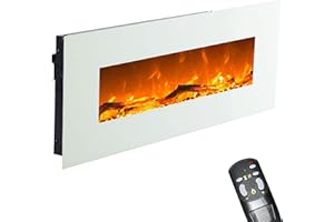 Glow Fire Wall Electric Fireplace with LED Technology